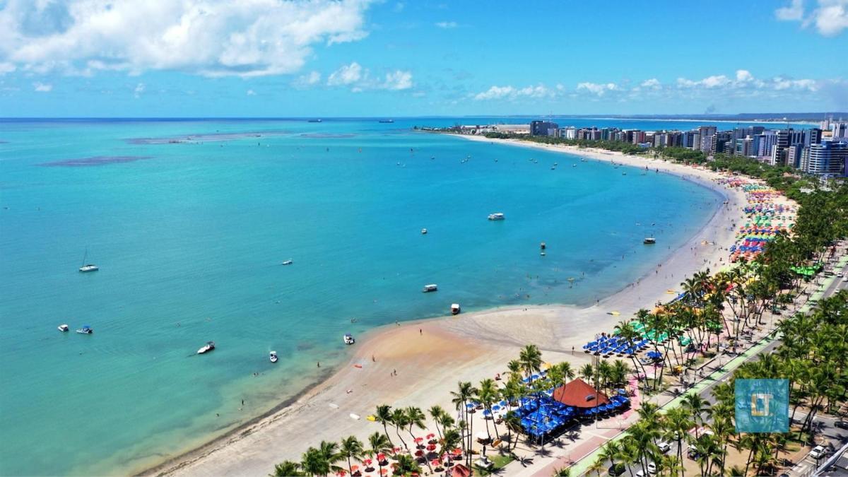 Studio 203 | Beira Mar Pajucara Com Vista | 250 Mb Maceió Buitenkant foto